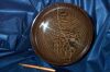 (Image: African Wenge Bowl with Sycamore 's' Inlay)